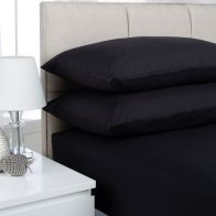 See more information about the Plain Dyed Single Bed Fitted Sheet Black